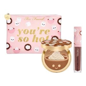 TOO FACED YOU’RE SO HOT-HOT COCOA BRONZER & LIP GLOSS SET - BRAND NEW, NO BOX
